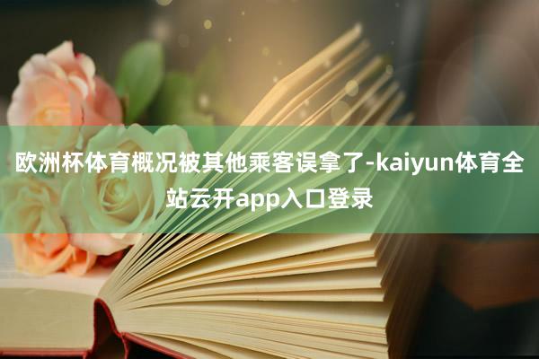 欧洲杯体育概况被其他乘客误拿了-kaiyun体育全站云开app入口登录